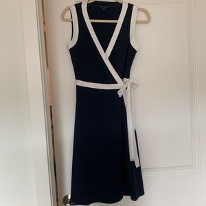 Tommy Hilfiger navy wrap dress